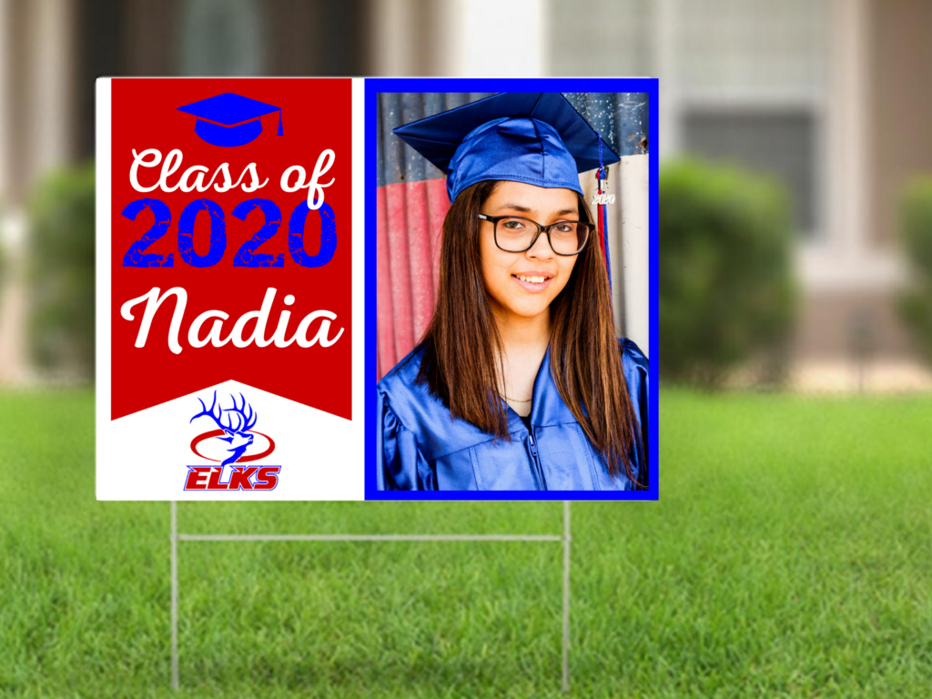 Graduation yard sign